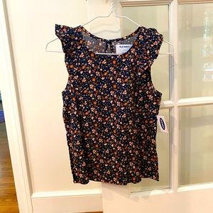 NWT Old Navy Girls Floral Top